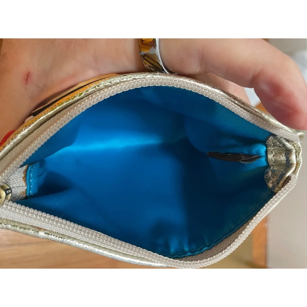 Coach poppy wristlet